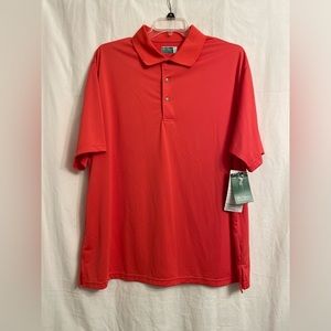Ben Hogan Performance Mens’s Salmon Polo Shirt Sz 2XL- NWT